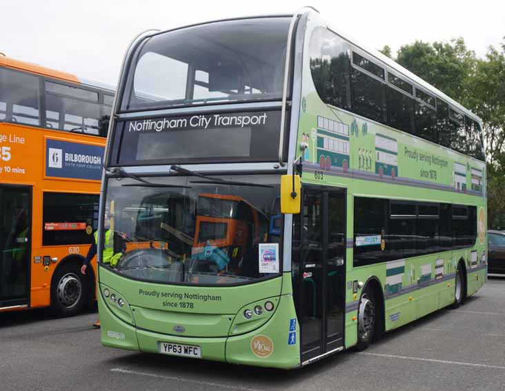 Nottingham Scania N230UD ADL Enviro400 603